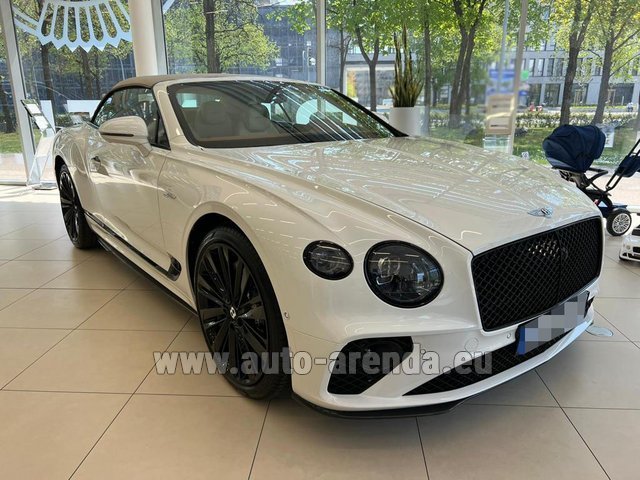 Rental Bentley GTC W12 Speed 2022 in the Milano Linate airport (LIN)