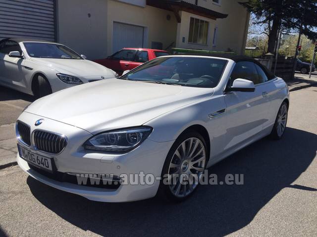 Rental BMW 640d Cabrio Equipment M-Sportpaket in the Milano Linate airport (LIN)