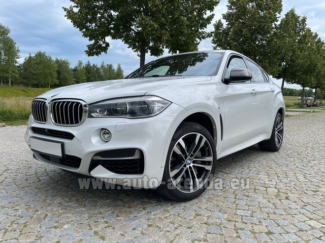 Rental BMW X6 M50d M-SPORT INDIVIDUAL (2019) in the Milano Linate airport (LIN)