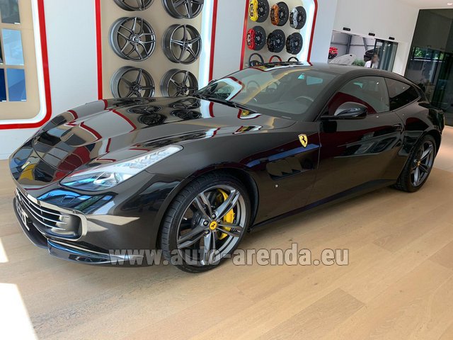 Rental Ferrari GTC4Lusso in the Milano-Malpensa airport