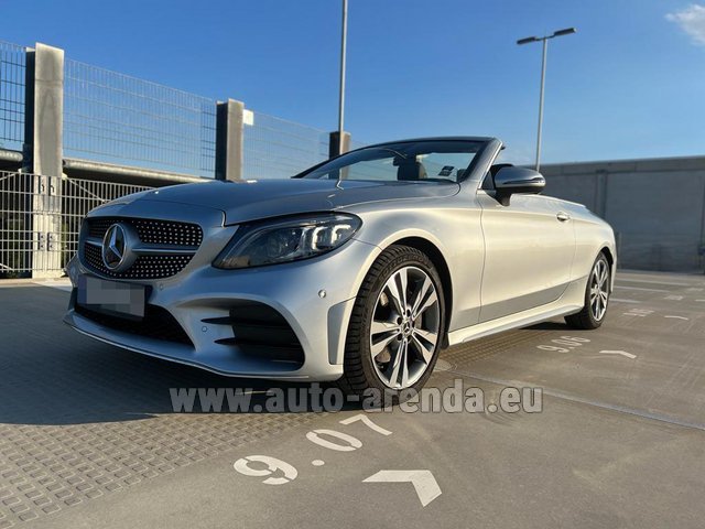 Rental Mercedes-Benz C-Class C 200 Cabriolet AMG Equipment in the Bresso airport