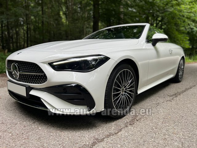 Прокат Мерседес-Бенц CLE 450 4MATIC Кабриолет AMG комплектация, 381 л.с., 4 мест, кожаный салон в Миланском аэропорту Мальпенса