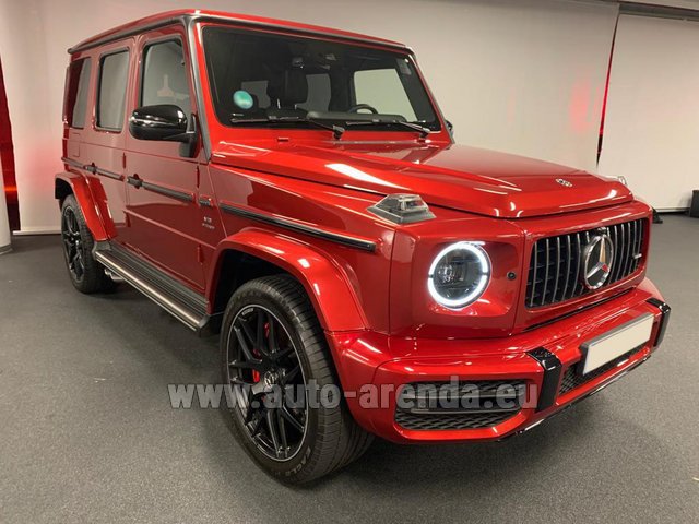 Rental Mercedes-Benz G 63 AMG biturbo in the Milano Linate airport (LIN)