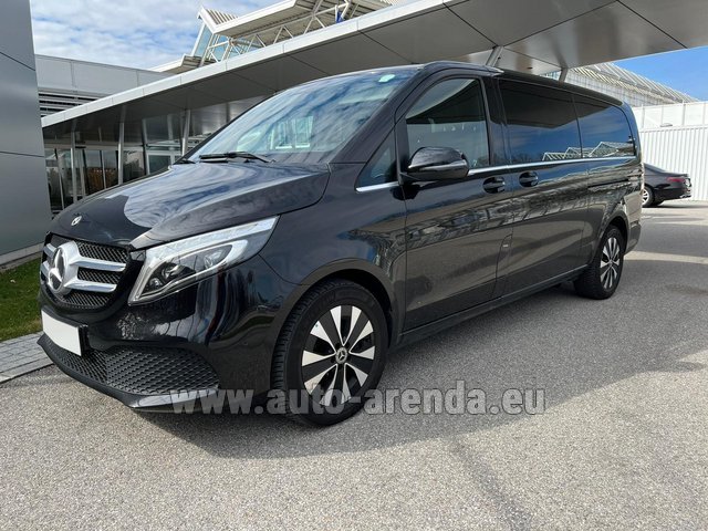 Rental Mercedes-Benz V-Class (Viano) V300d 4MATIC Extra Long (1+7 pax) in the Milano Linate airport (LIN)